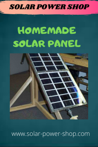 Homemade solar panel