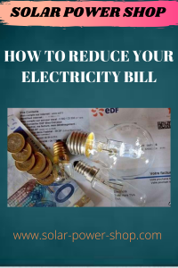 How to reduce your electricity bill